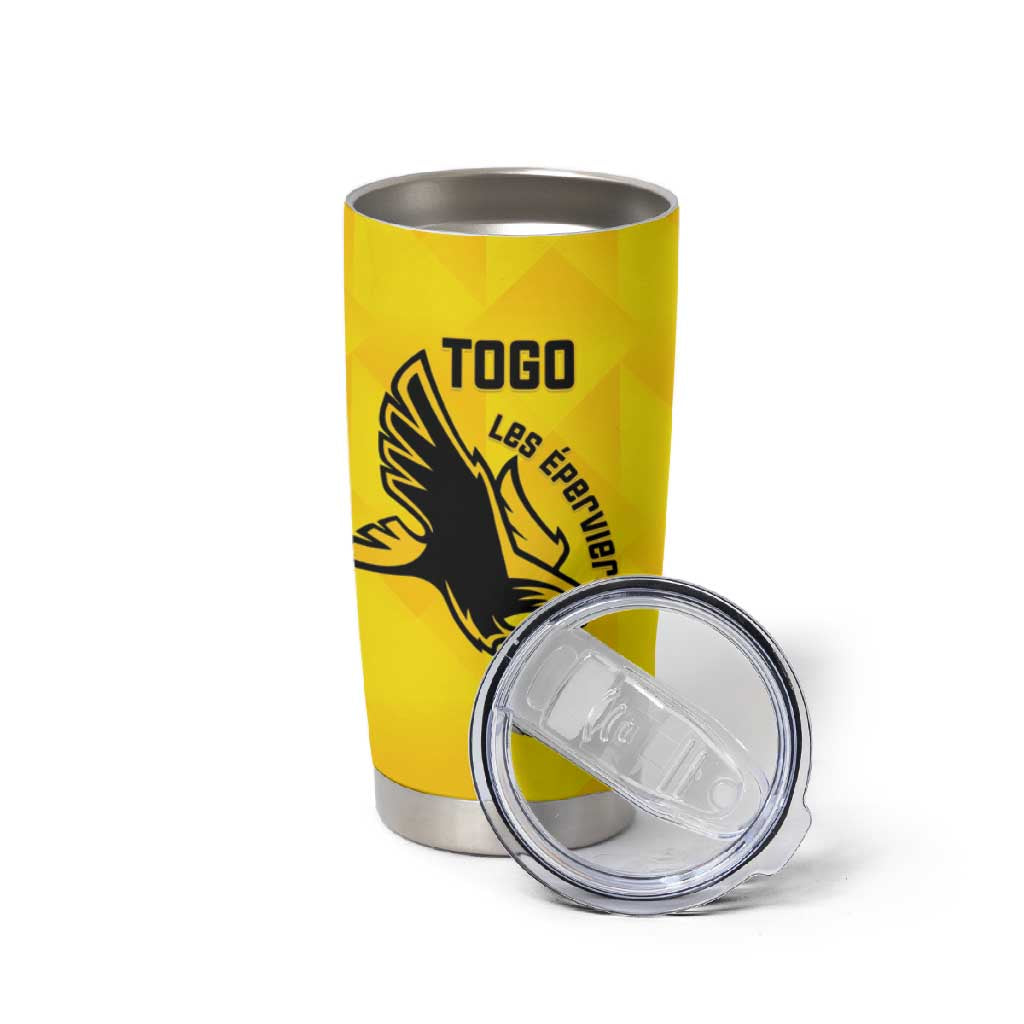 Custom Togo Football Tumbler Cup Go Champions LT15