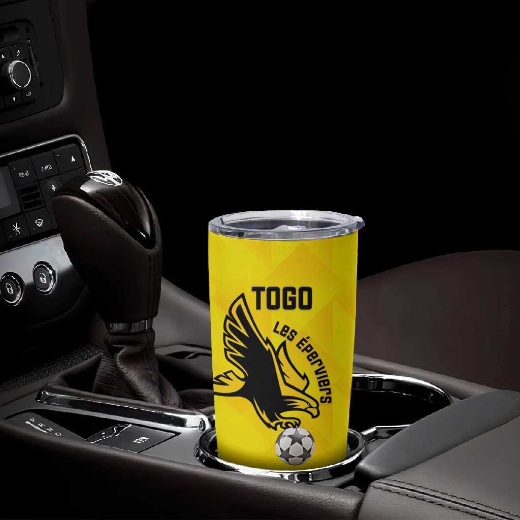 Custom Togo Football Tumbler Cup Go Champions LT15