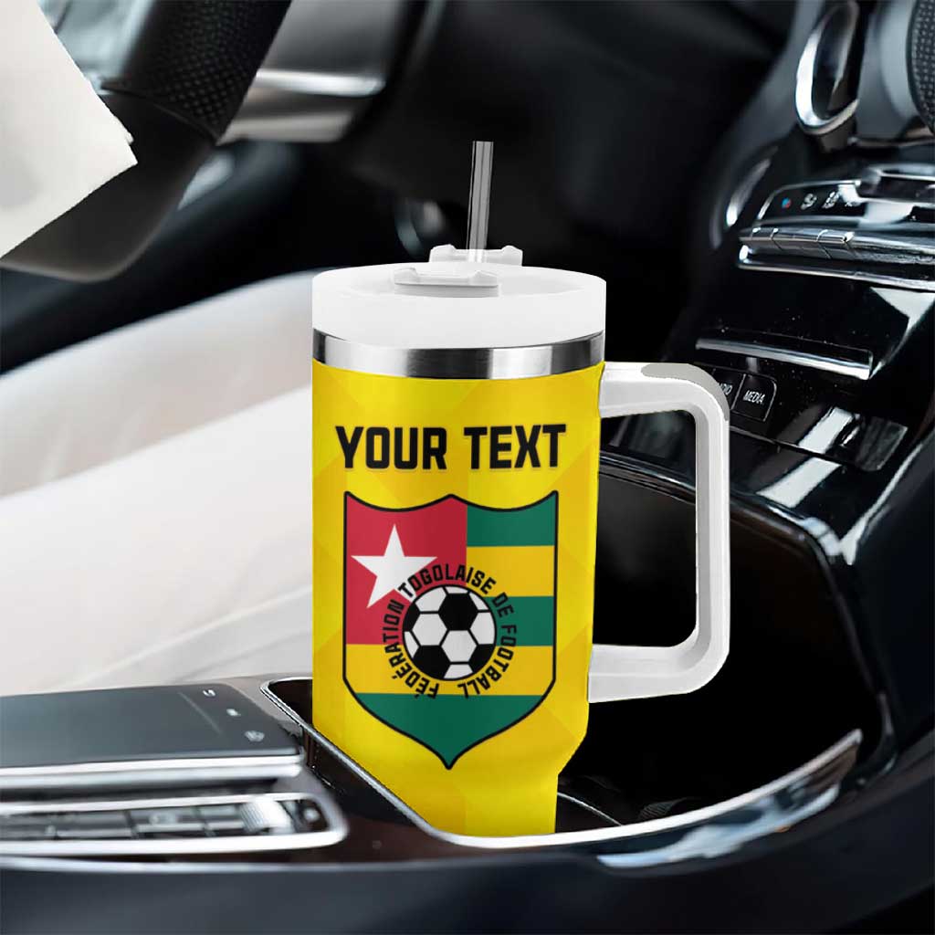 Custom Togo Football Tumbler With Handle Go Champions LT15