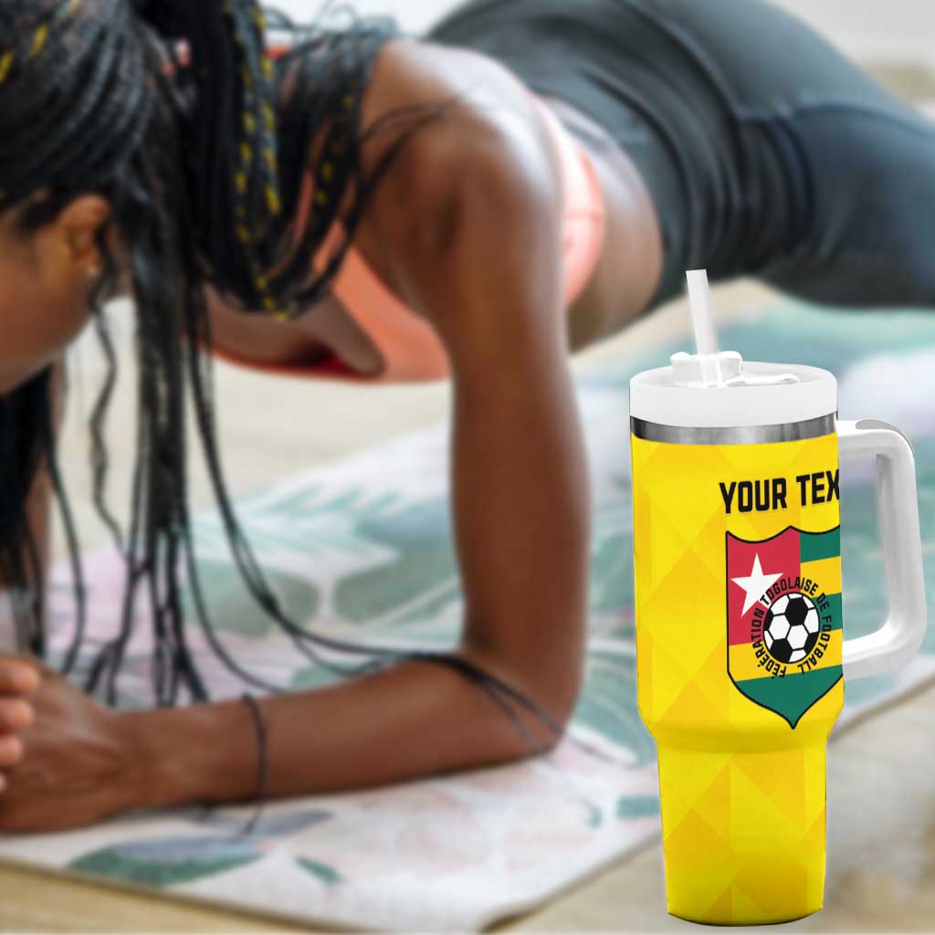 Custom Togo Football Tumbler With Handle Go Champions LT15
