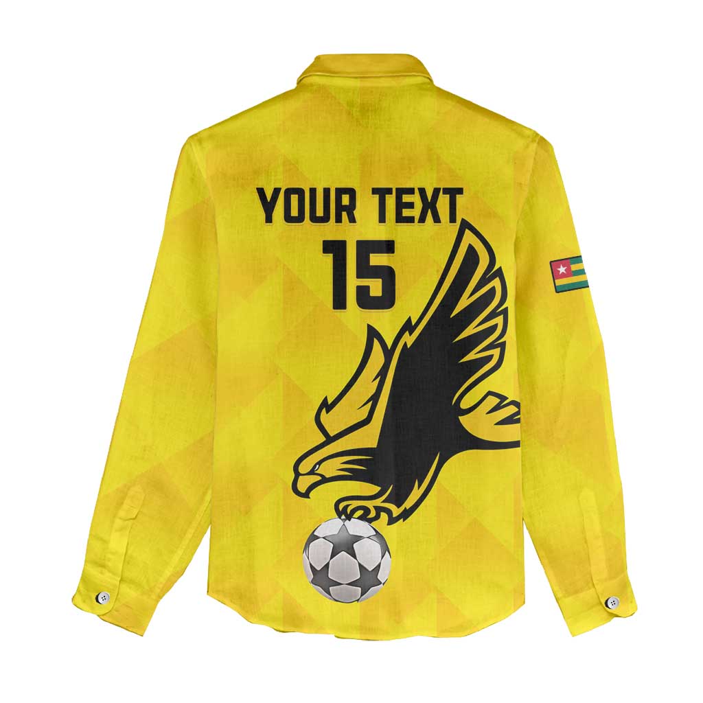 Custom Togo Football Women Casual Shirt Go Champions LT15