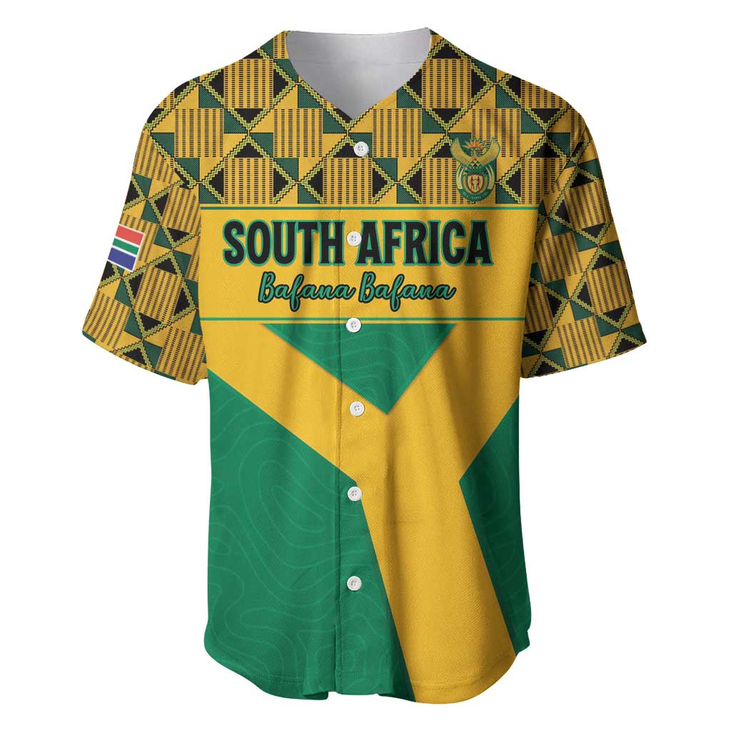 South Africa Soccer Custom Baseball Jersey Bafana Bafana LT15