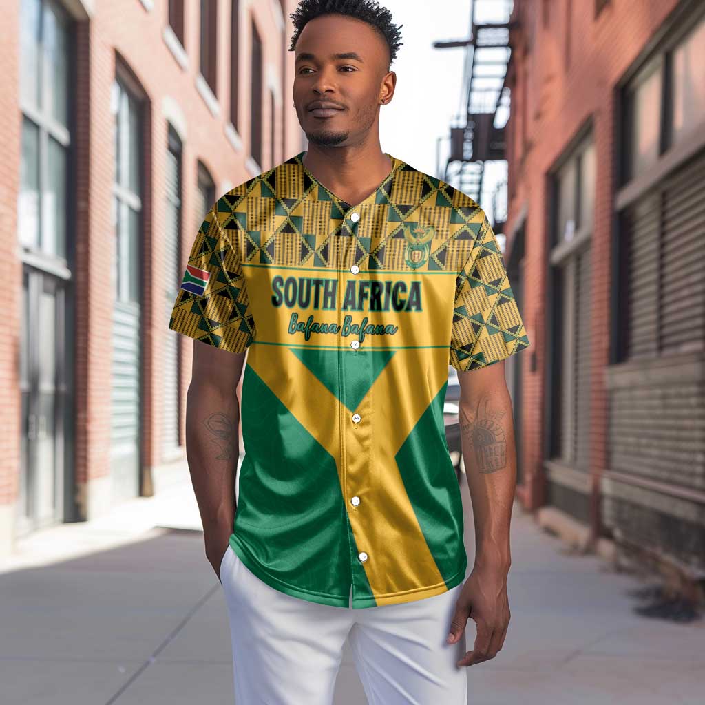 South Africa Soccer Custom Baseball Jersey Bafana Bafana LT15