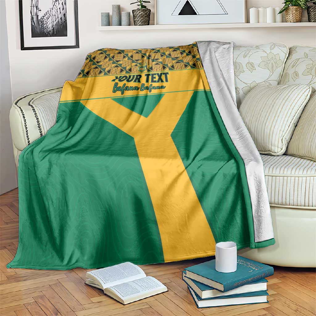 South Africa Soccer Custom Blanket Bafana Bafana LT15