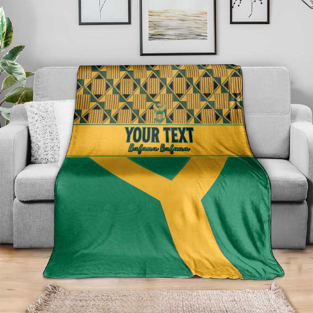 South Africa Soccer Custom Blanket Bafana Bafana LT15