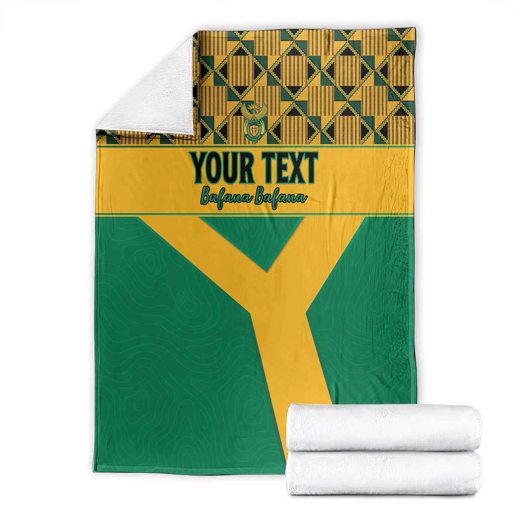 South Africa Soccer Custom Blanket Bafana Bafana LT15