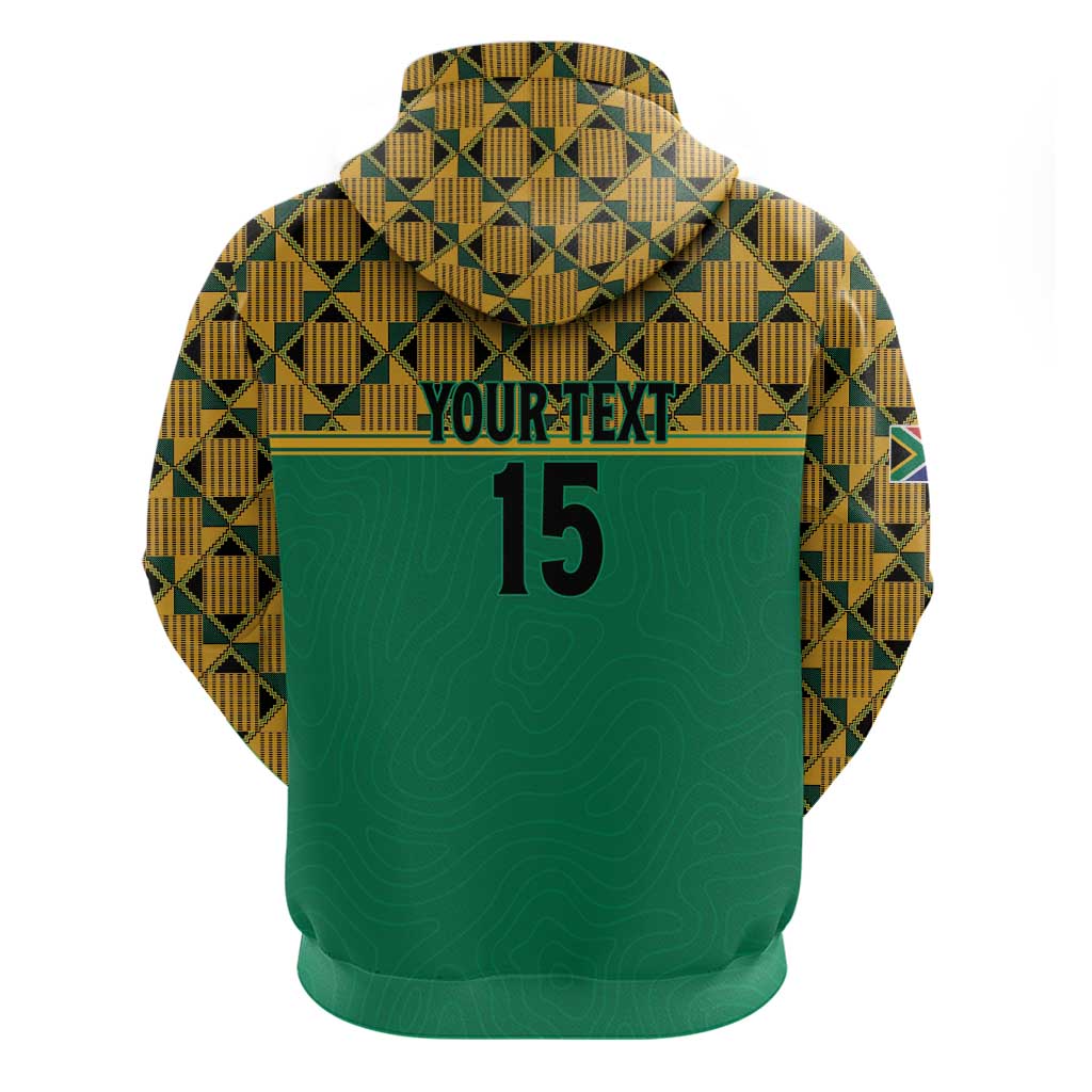 Custom South Africa Soccer Hoodie Go Champions LT15