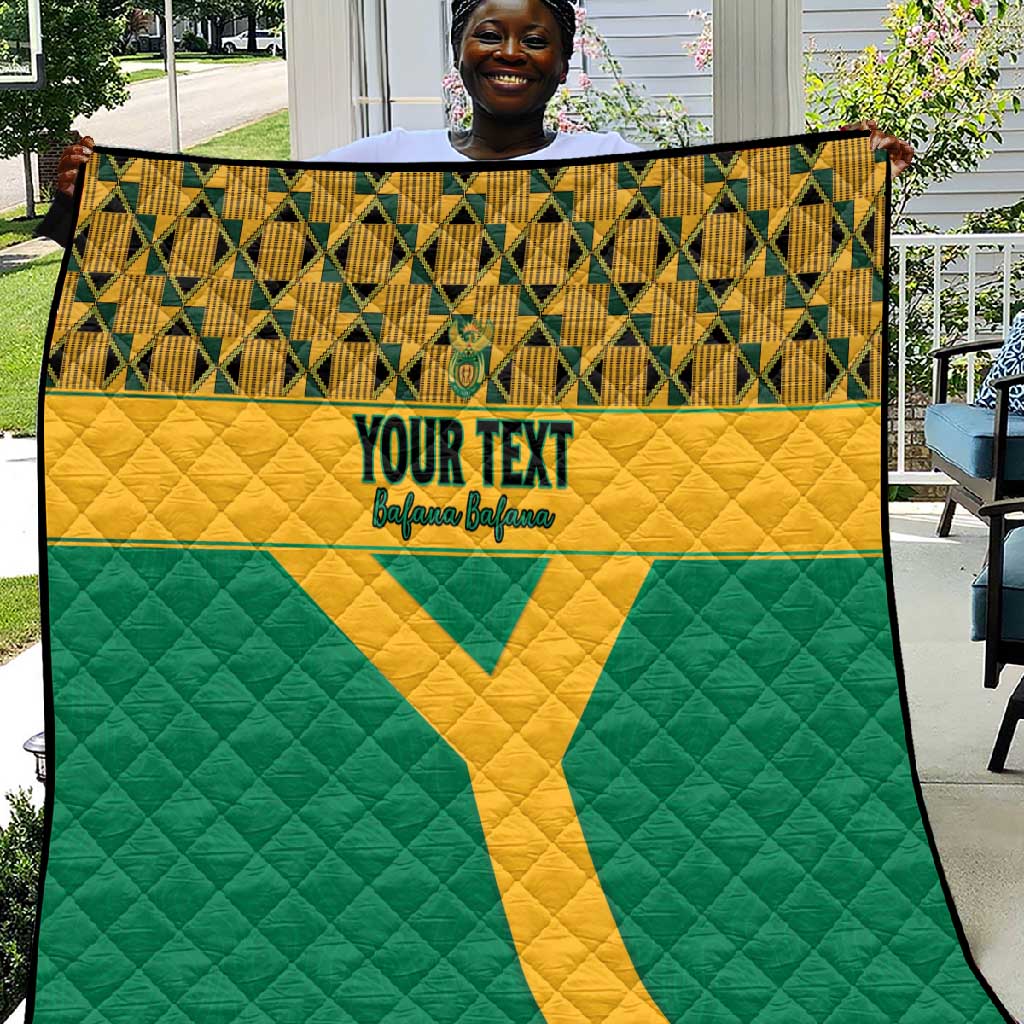 South Africa Soccer Custom Quilt Bafana Bafana LT15
