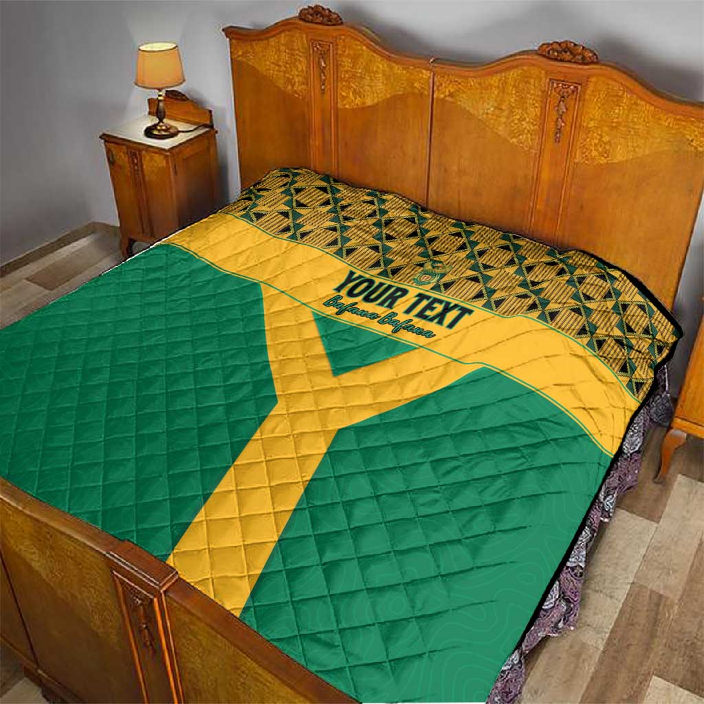 South Africa Soccer Custom Quilt Bafana Bafana LT15