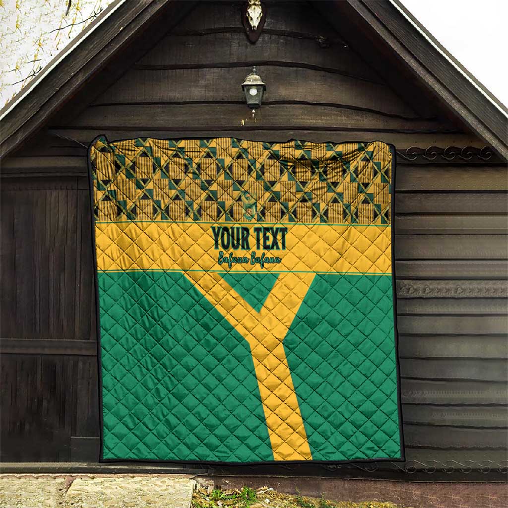 South Africa Soccer Custom Quilt Bafana Bafana LT15