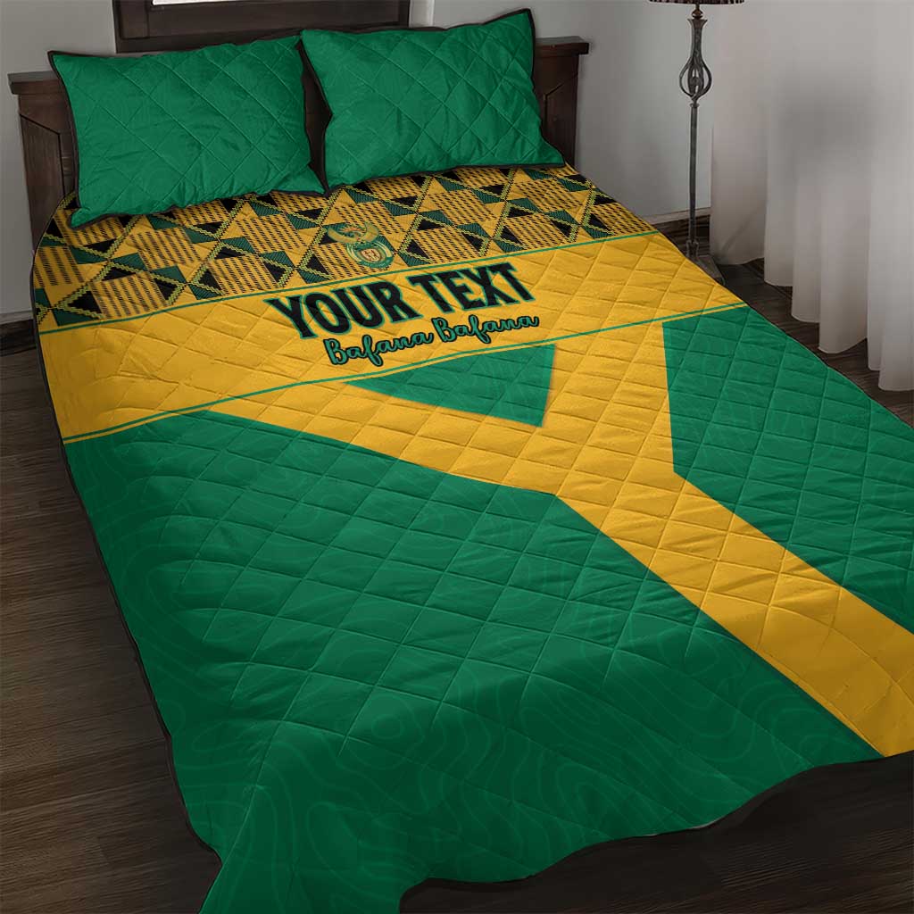South Africa Soccer Custom Quilt Bed Set Bafana Bafana LT15