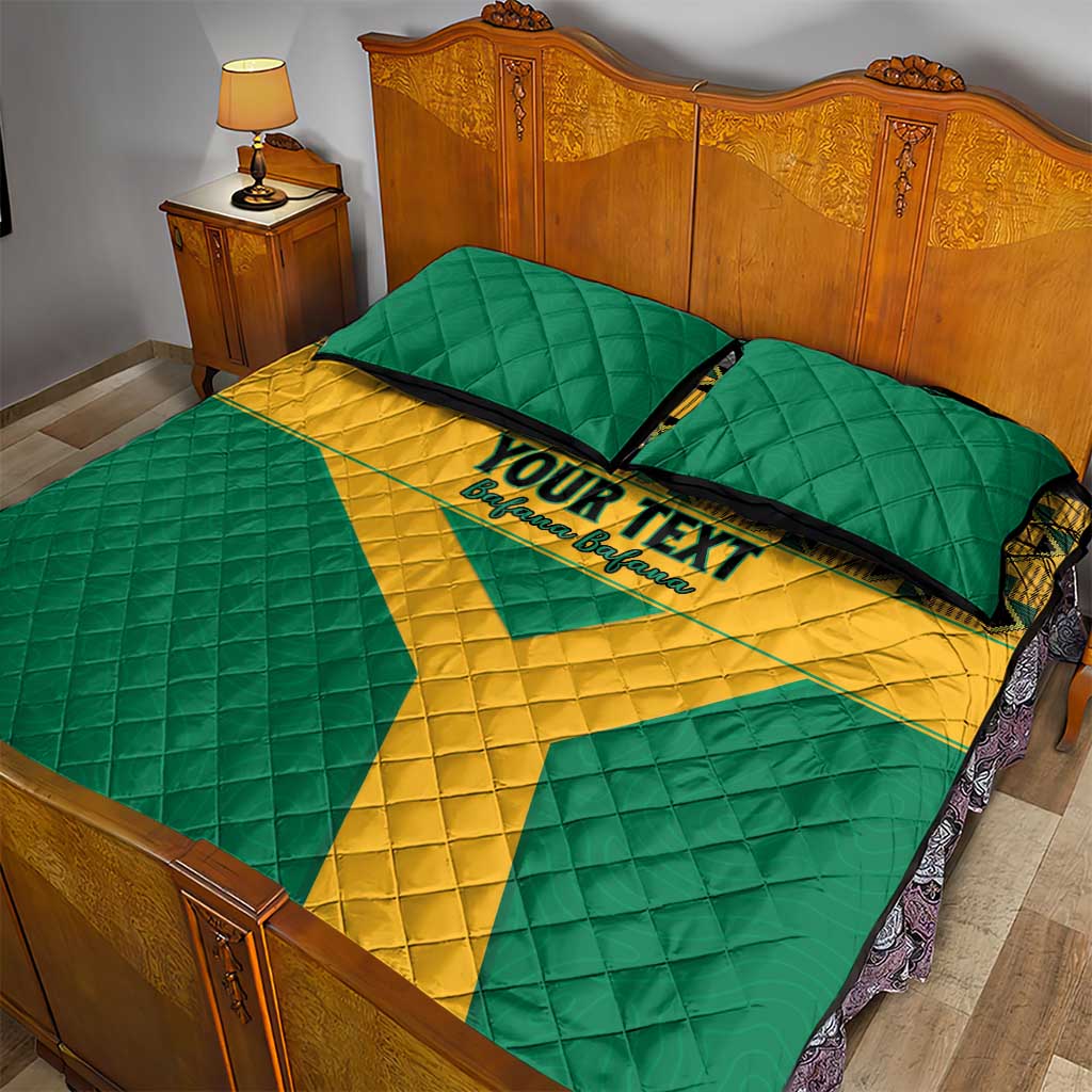 South Africa Soccer Custom Quilt Bed Set Bafana Bafana LT15