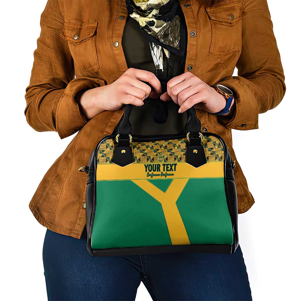 Custom South Africa Soccer Shoulder Handbag Go Champions LT15