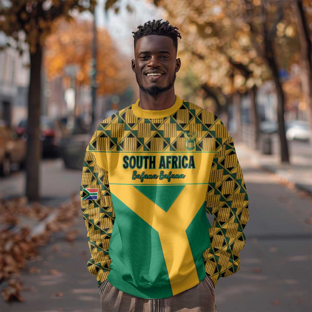 South Africa Soccer Custom Sweatshirt Bafana Bafana LT15
