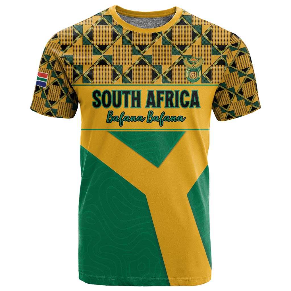 South Africa Soccer Custom T shirt Bafana Bafana LT15