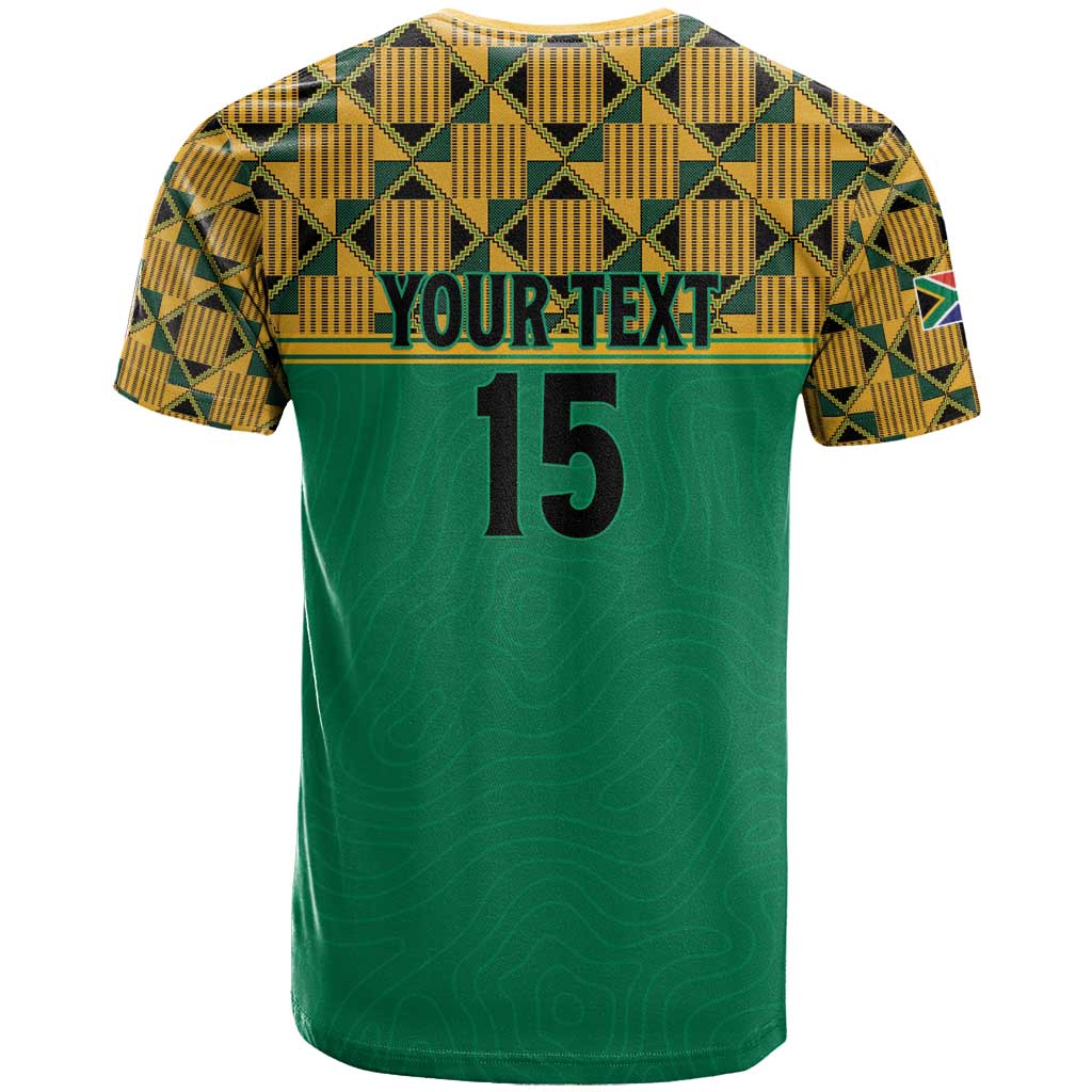 South Africa Soccer Custom T shirt Bafana Bafana LT15