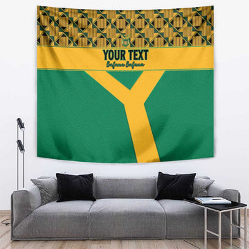 South Africa Soccer Custom Tapestry Bafana Bafana LT15