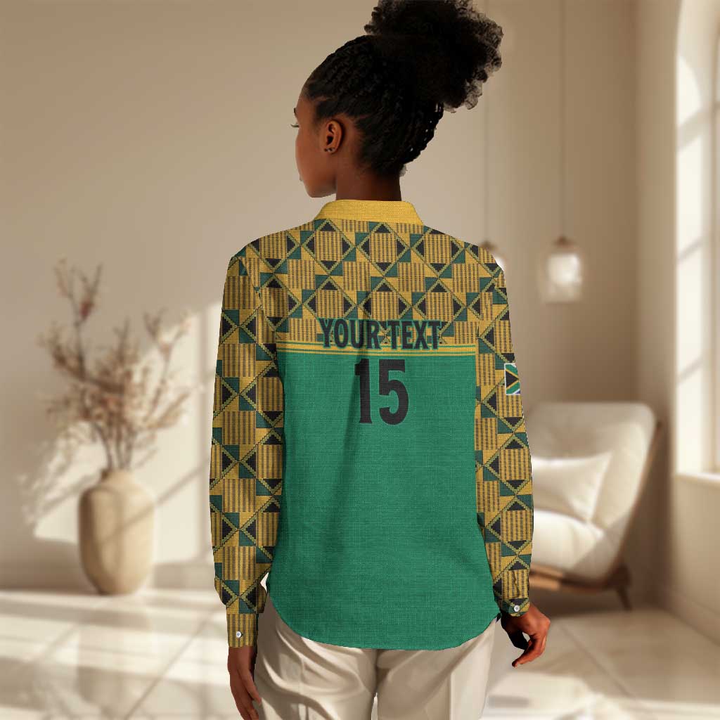 South Africa Soccer Custom Women Casual Shirt Bafana Bafana LT15