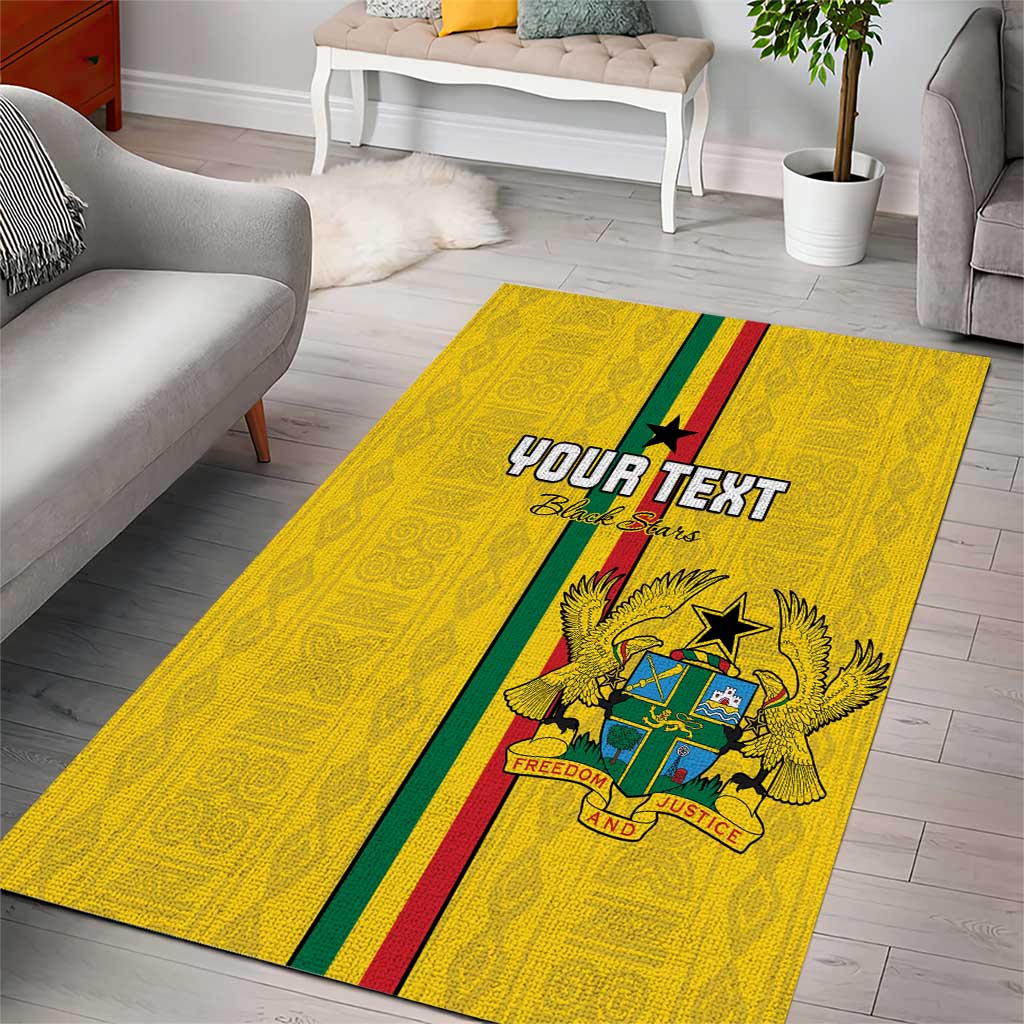 Custom Ghana Football Area Rug We Are Champions LT15