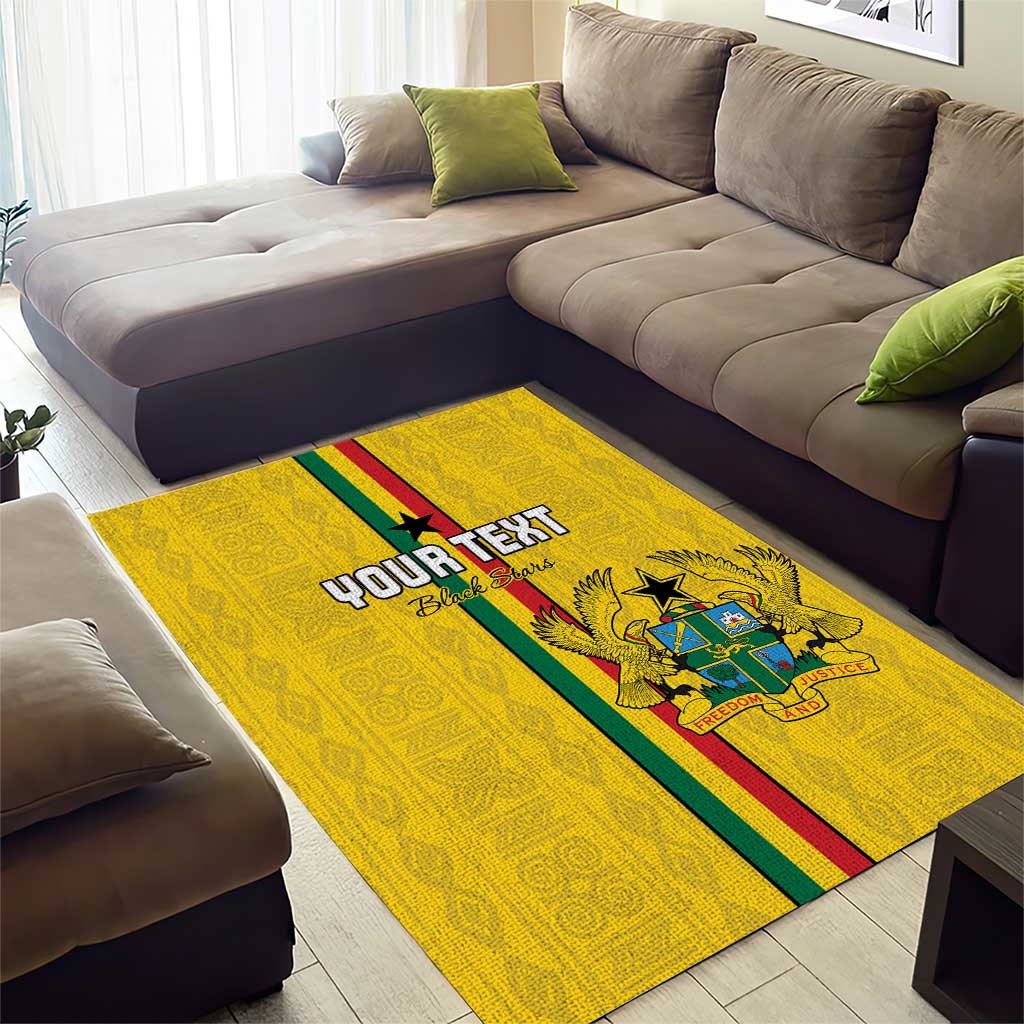 Custom Ghana Football Area Rug We Are Champions LT15