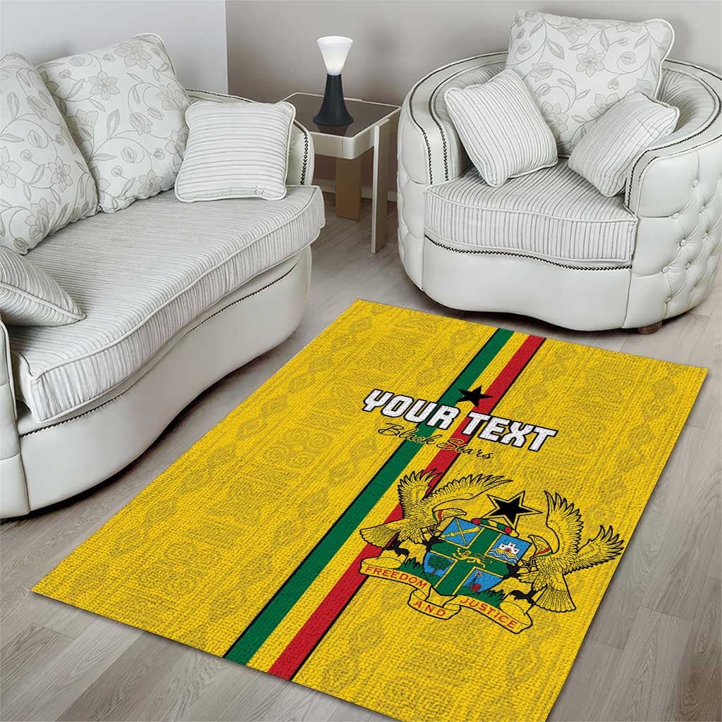 Custom Ghana Football Area Rug We Are Champions LT15