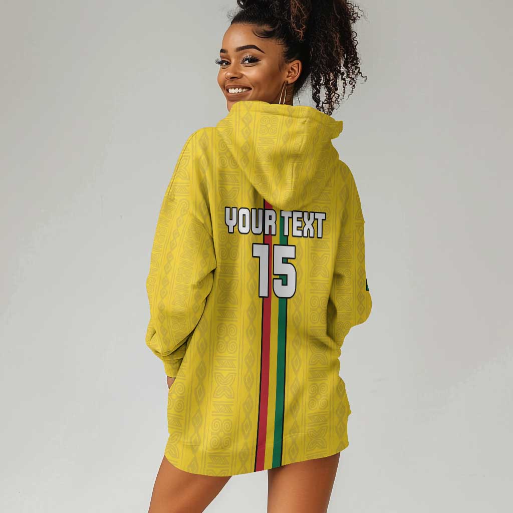 Custom Ghana Football Hoodie Dress We Are Champions LT15