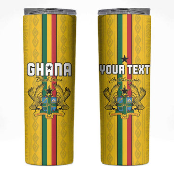 Custom Ghana Football Skinny Tumbler We Are Champions LT15