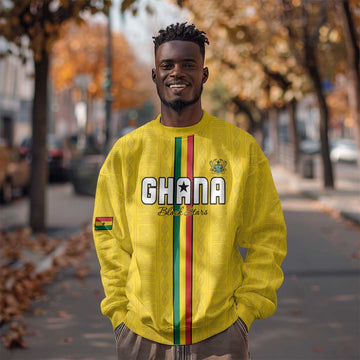 Custom Ghana Football Sweatshirt We Are Champions LT15