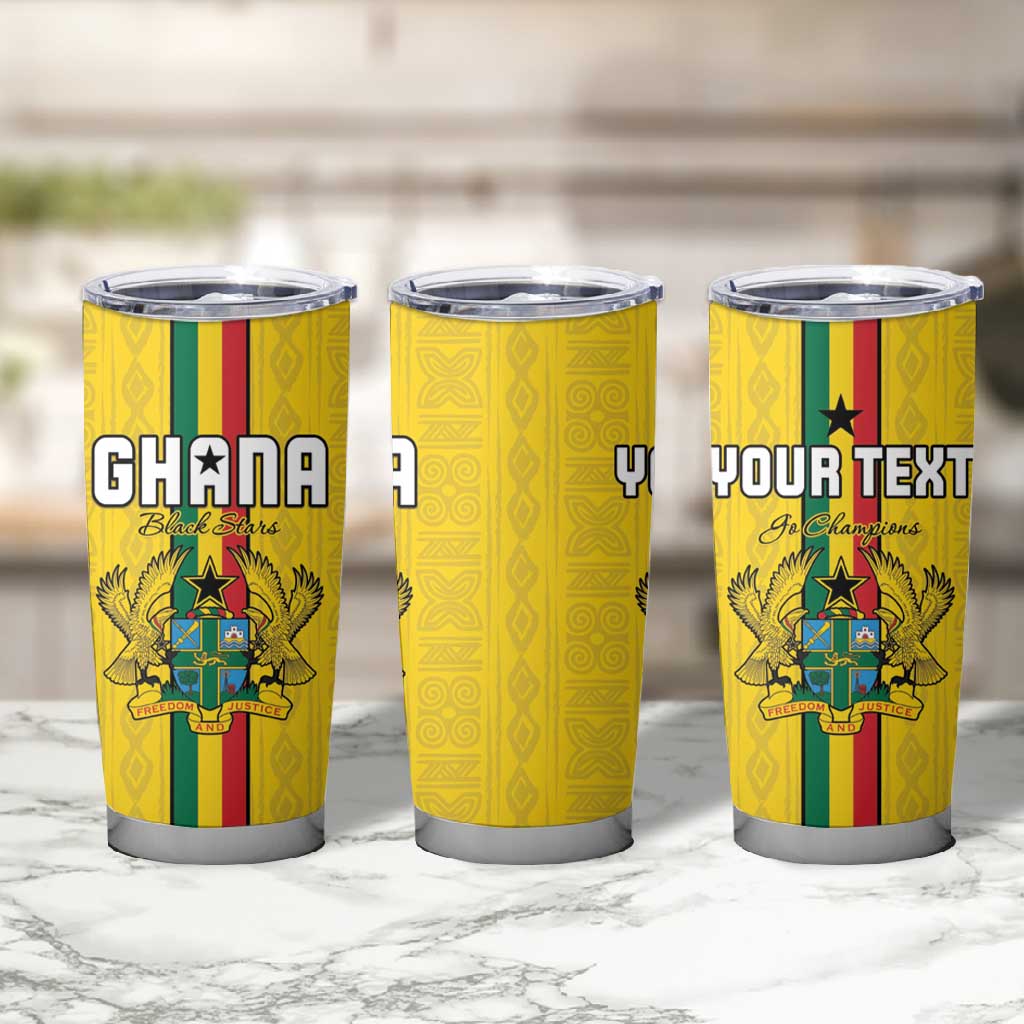 Custom Ghana Football Tumbler Cup We Are Champions LT15