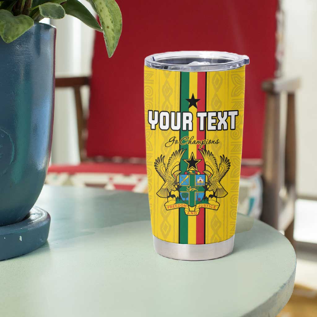 Custom Ghana Football Tumbler Cup We Are Champions LT15