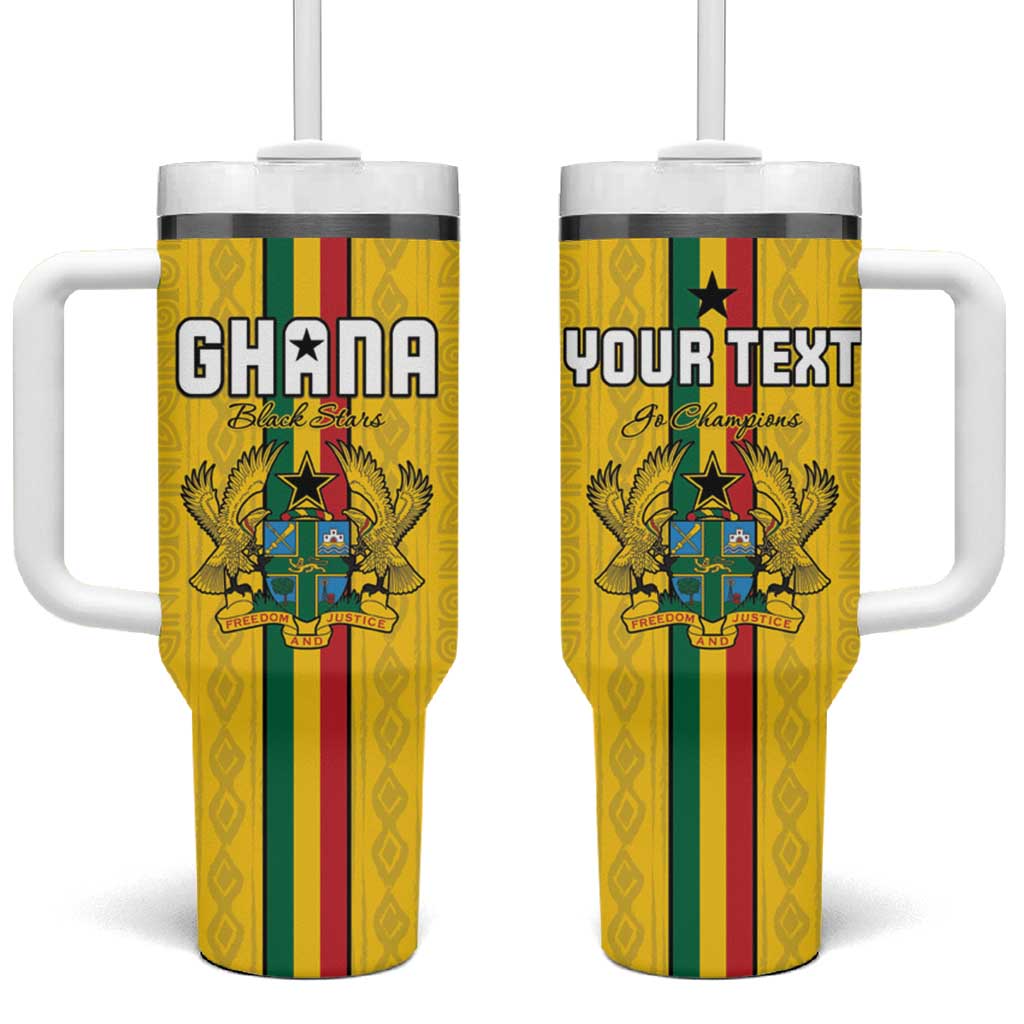 Custom Ghana Football Tumbler With Handle We Are Champions LT15