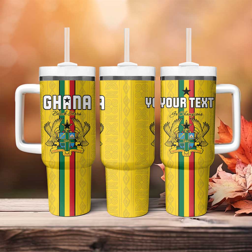 Custom Ghana Football Tumbler With Handle We Are Champions LT15