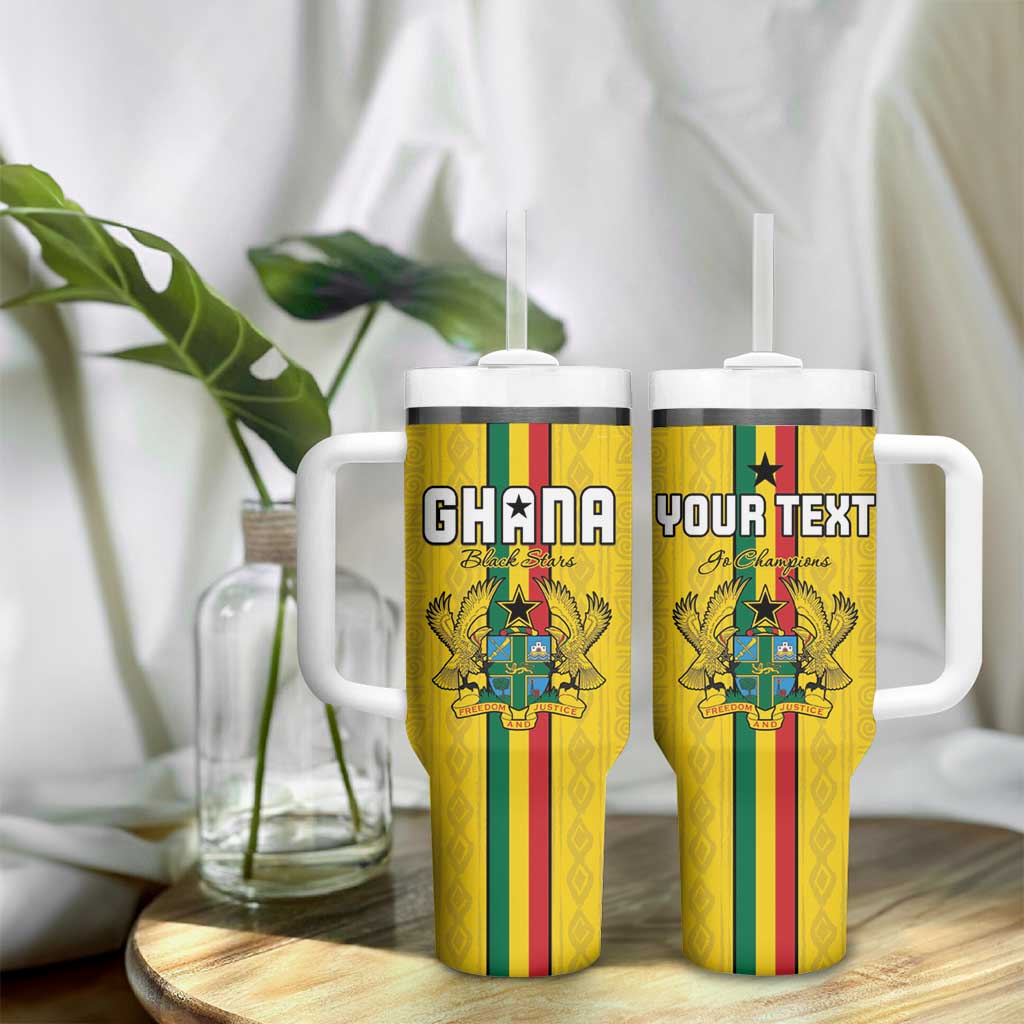 Custom Ghana Football Tumbler With Handle We Are Champions LT15