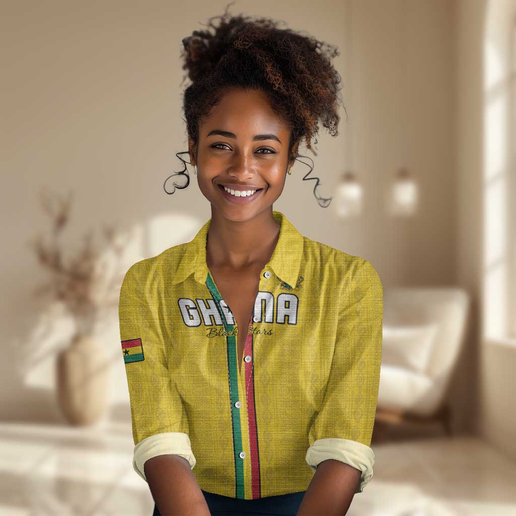 Custom Ghana Football Women Casual Shirt We Are Champions LT15