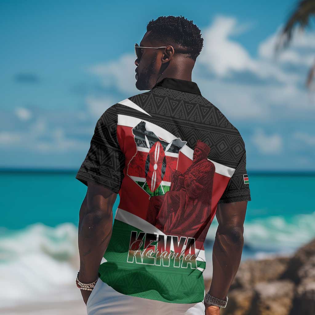 Kenya Madaraka Day Hawaiian Shirt Jomo Kenyatta With Map LT15