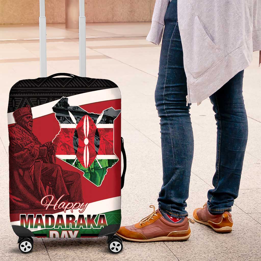 Happy Madaraka Day 2025 Luggage Cover Kenya Harambee LT15