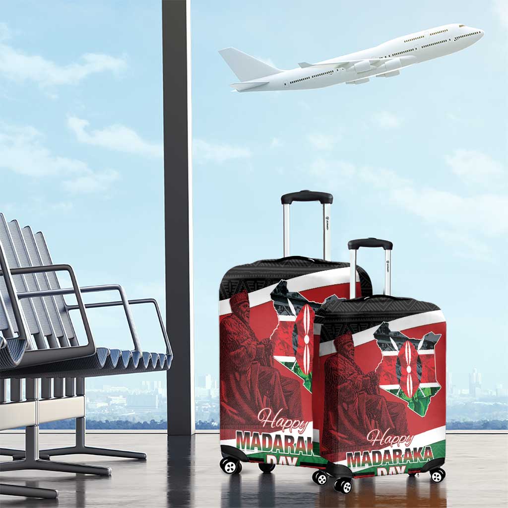 Happy Madaraka Day 2025 Luggage Cover Kenya Harambee LT15