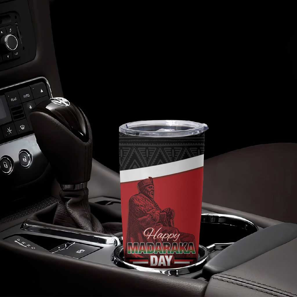 Kenya Madaraka Day Tumbler Cup Jomo Kenyatta With Map LT15