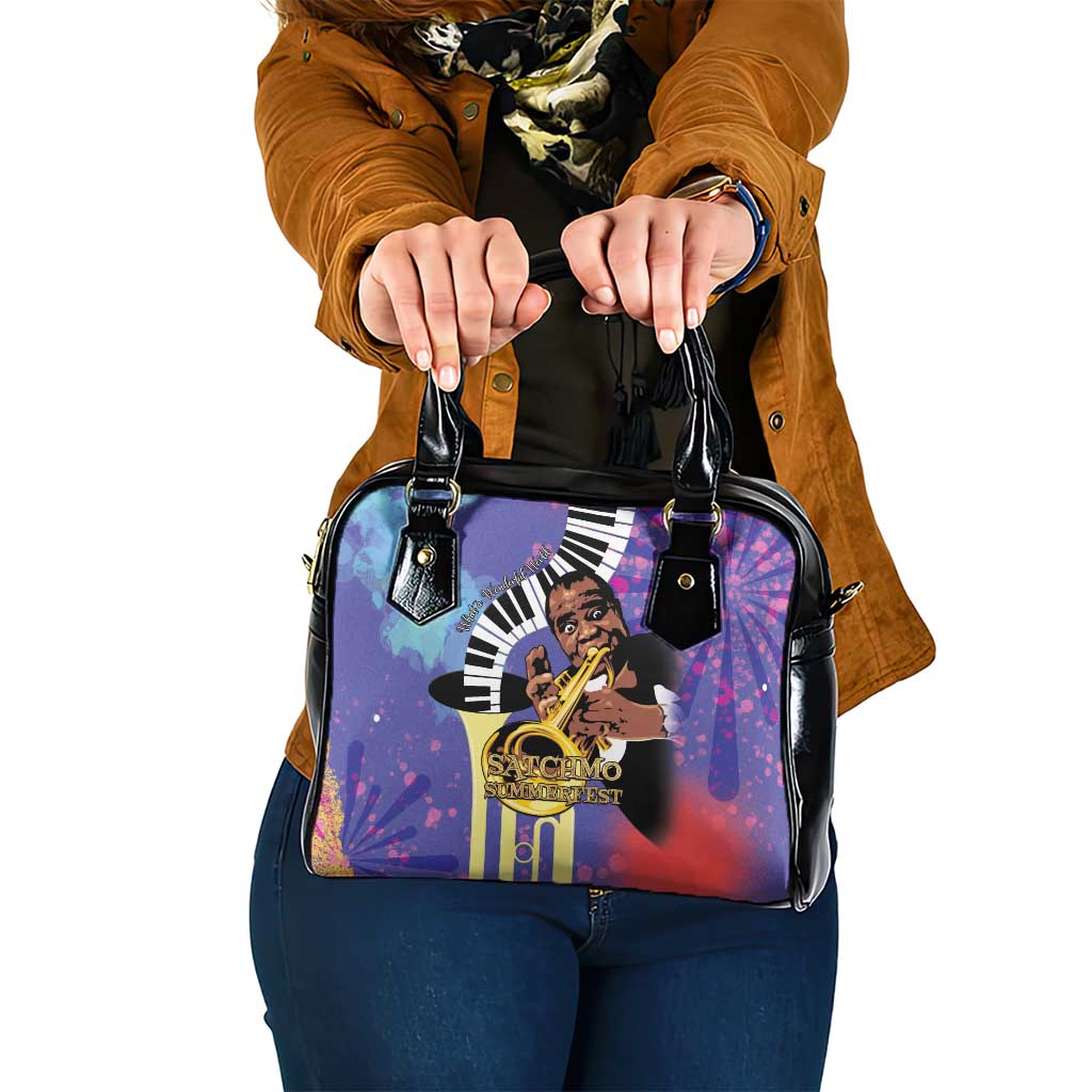 Satchmofest Shoulder Handbag King Of Jazz What a Wonderful World LT15