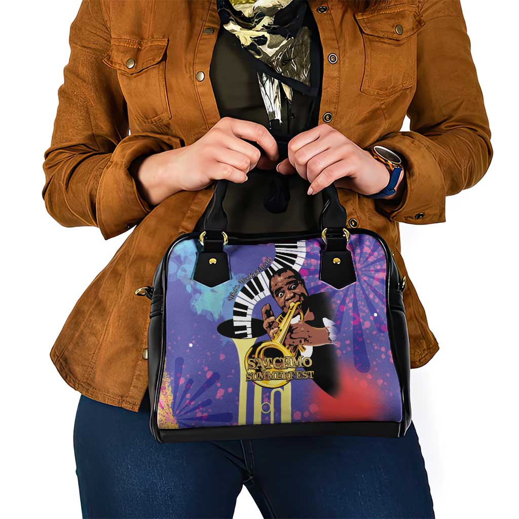 Satchmofest Shoulder Handbag King Of Jazz What a Wonderful World LT15