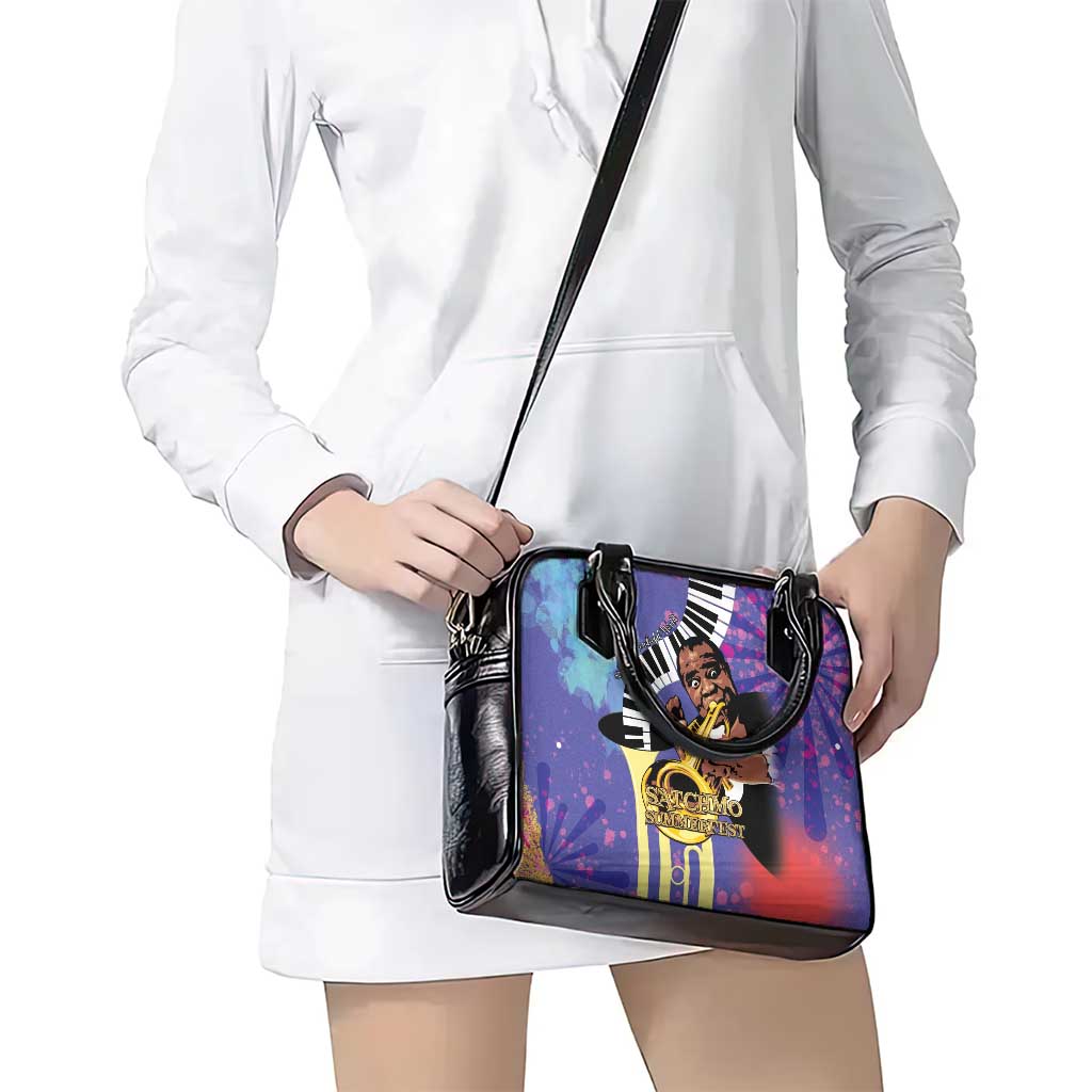 Satchmofest Shoulder Handbag King Of Jazz What a Wonderful World LT15