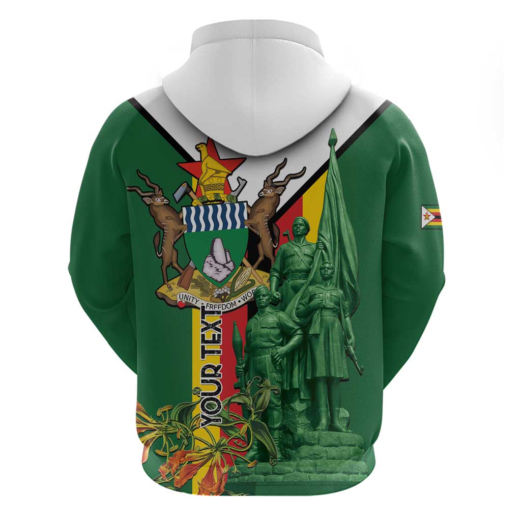 Personalized Zimbabwe Heroes' Day Hoodie Liberation War Memorial Monument LT15