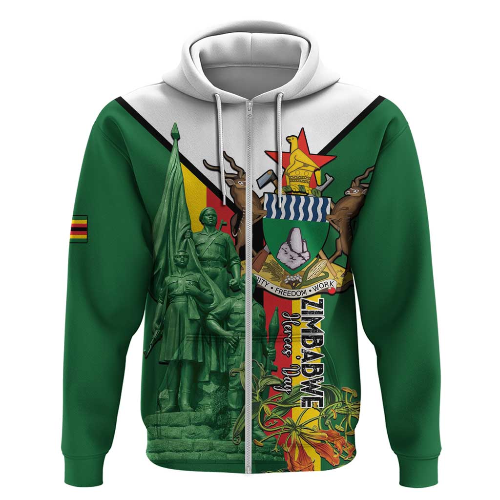 Personalized Zimbabwe Heroes' Day Hoodie Liberation War Memorial Monument LT15