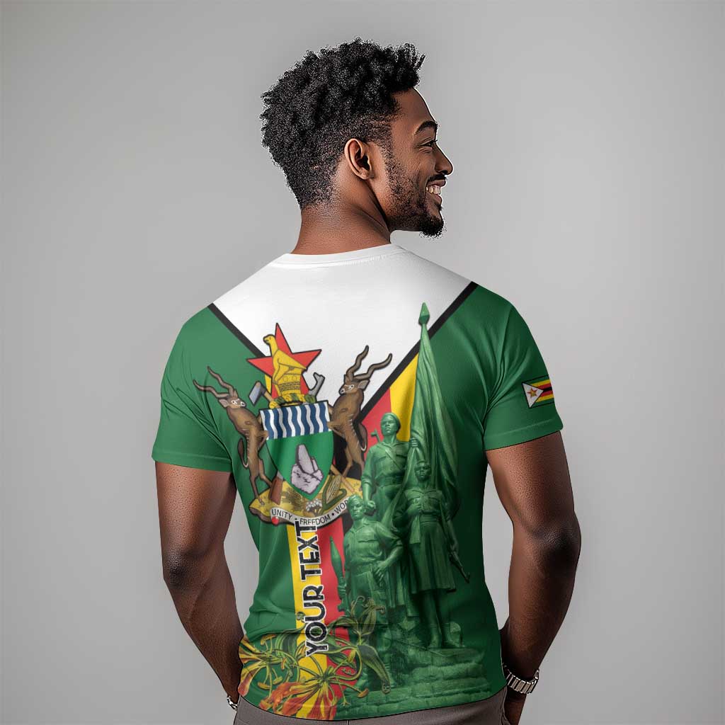 Personalized Zimbabwe Heroes' Day T shirt Nyika yeZimbabwe Monument - Coat Of Arms LT15