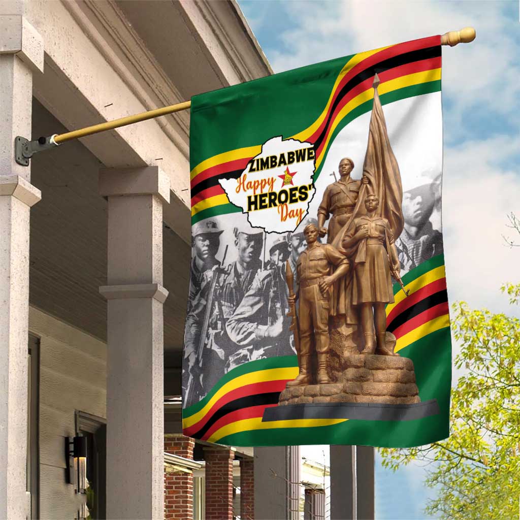 Happy Heroes Day Zimbabwe Garden Flag Unity Freedom Work LT15