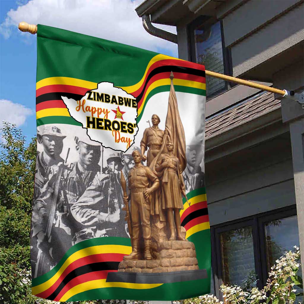 Happy Heroes Day Zimbabwe Garden Flag Unity Freedom Work LT15