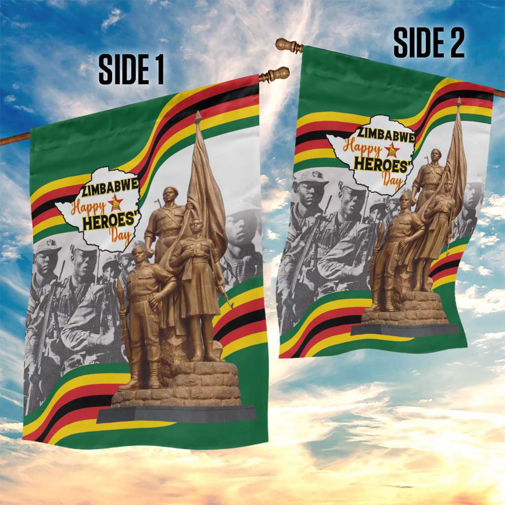 Happy Heroes Day Zimbabwe Garden Flag Unity Freedom Work LT15