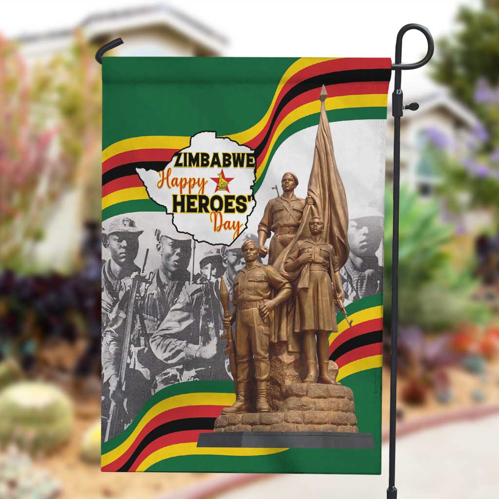 Happy Heroes Day Zimbabwe Garden Flag Unity Freedom Work LT15