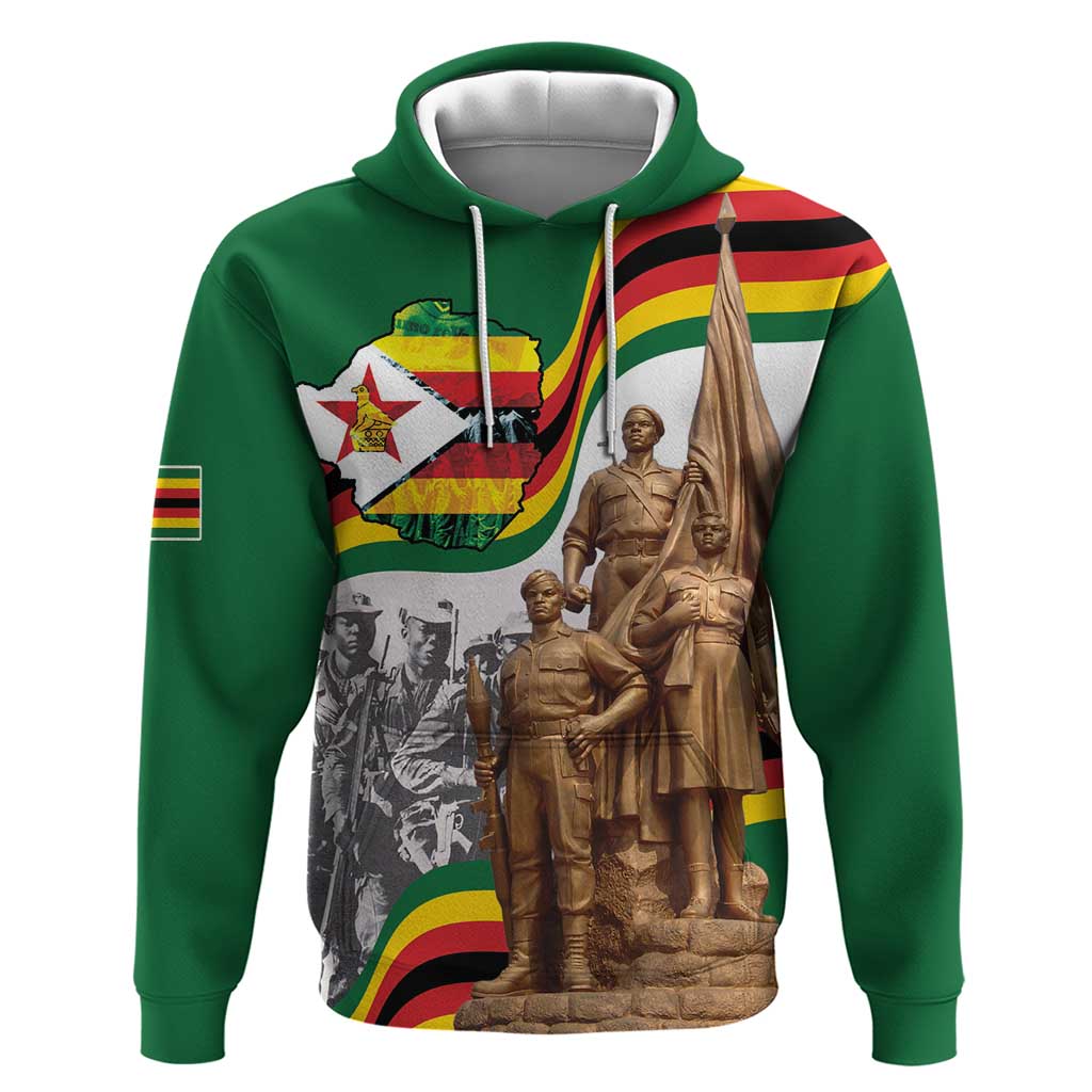 Happy Heroes Day Zimbabwe Hoodie Lest We Forget LT15