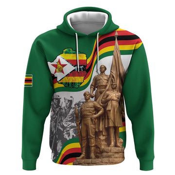 Happy Heroes Day Zimbabwe Hoodie Lest We Forget LT15